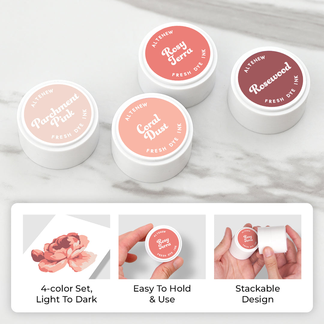 Vintage Study Fresh Dye Ink Mini Pods