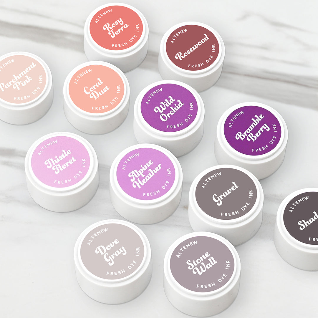 Soft Earth & Bloom Fresh Dye Ink Mini Bundle