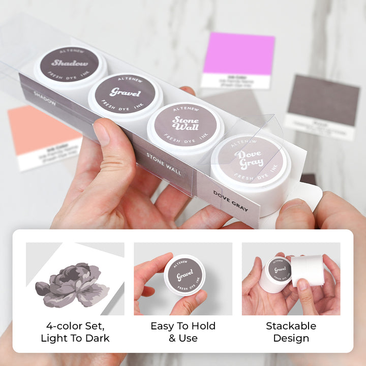 Soft Earth & Bloom Fresh Dye Ink Mini Bundle