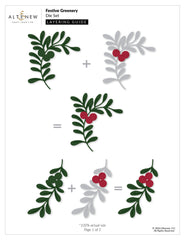 Festive Greenery Die Set - Altenew