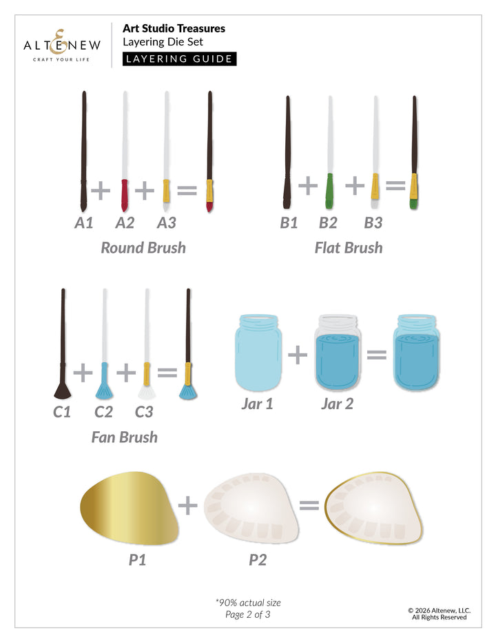 Art Studio Treasures Layering Die Set