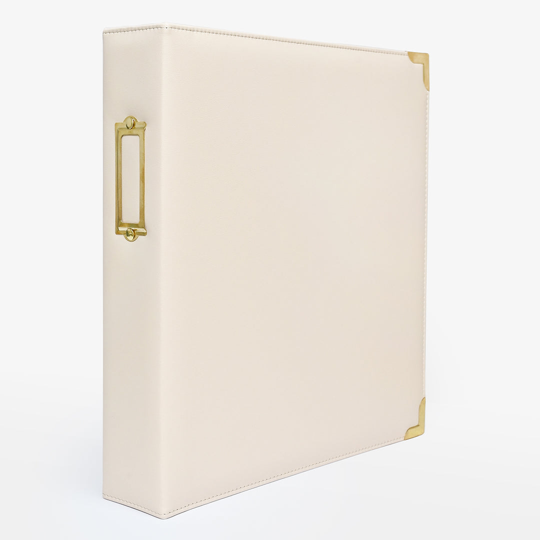 9x12 Three-Ring Album - Ivory
