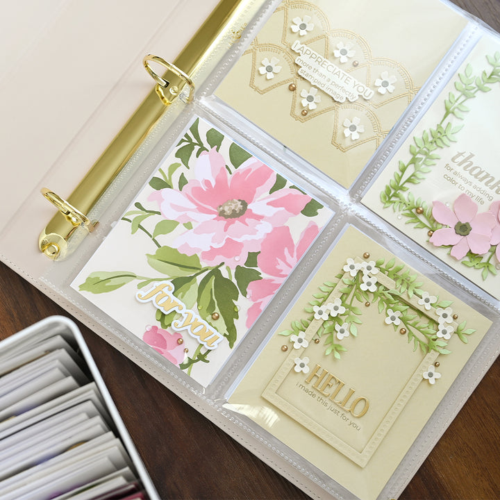 9x12 Three-Ring Album - Ivory