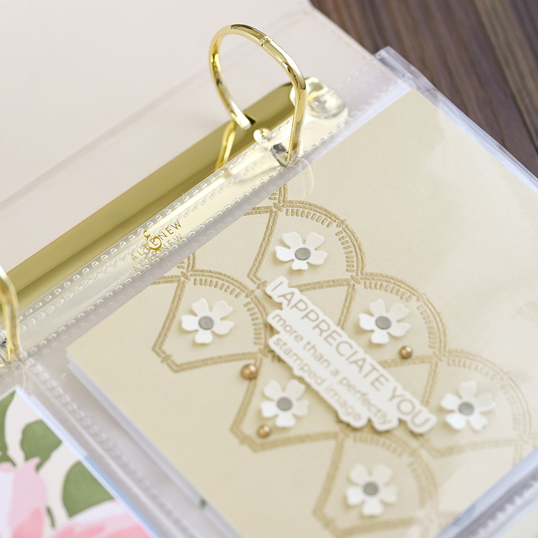 9x12 Three-Ring Album - Ivory