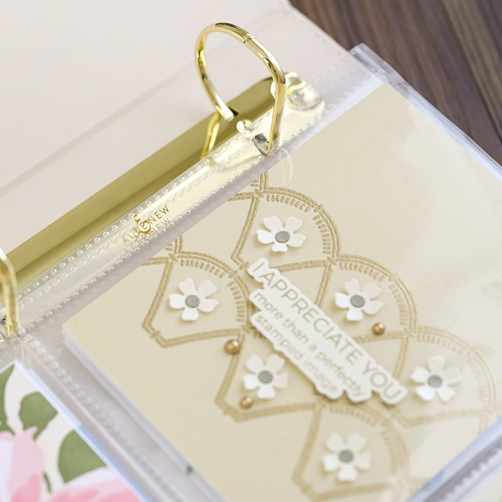 9x12 Three-Ring Album - Ivory