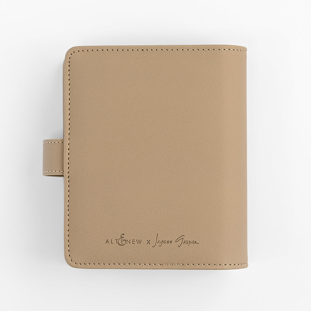 Altenew Swatch Book Album A7 in beige, a compact tool for organizing and storing color swatches and samples.
