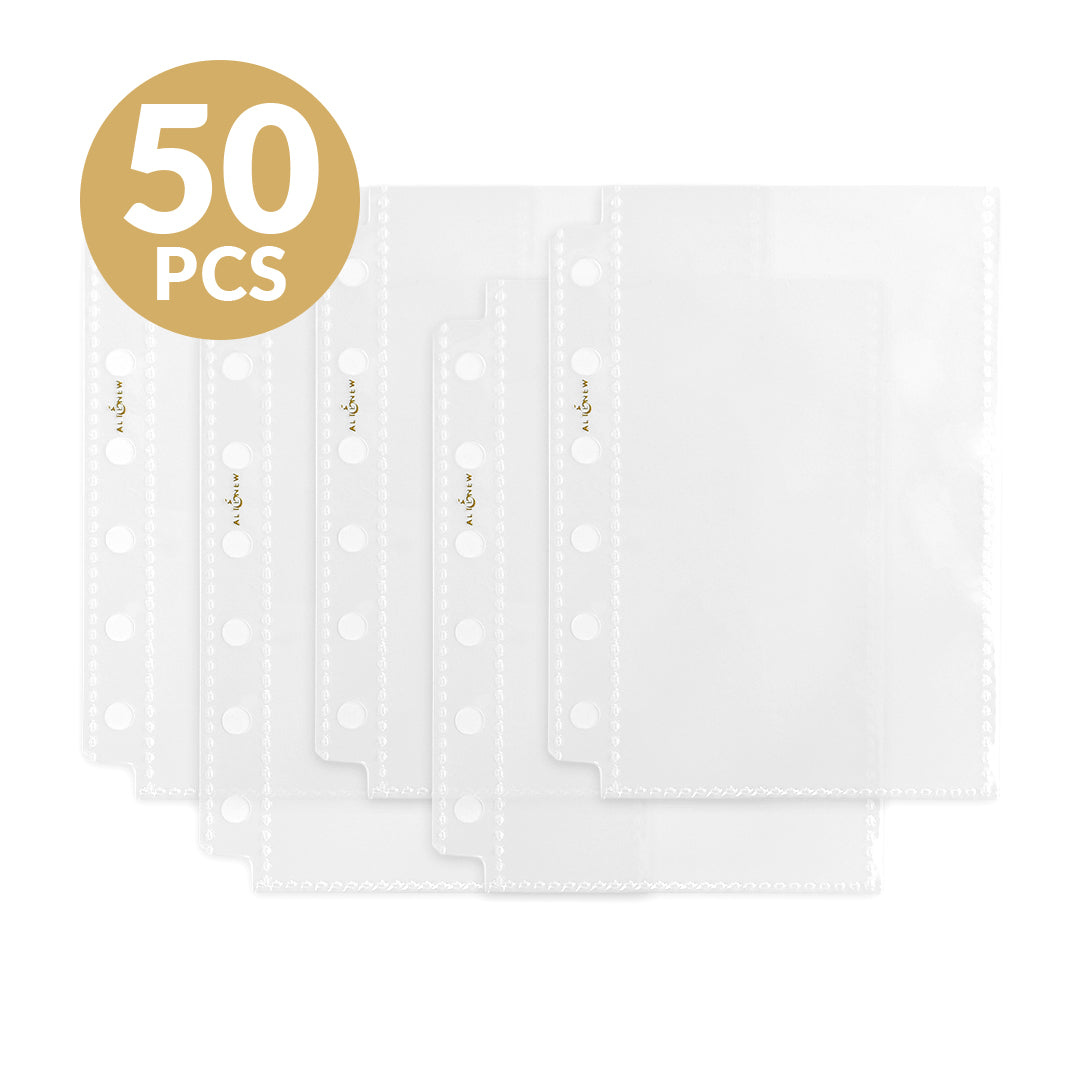 Altenew A7 Swatch Book Pocket Page Style A, 1 pocket per page, pack of 10 for organizing swatches or small craft supplies.