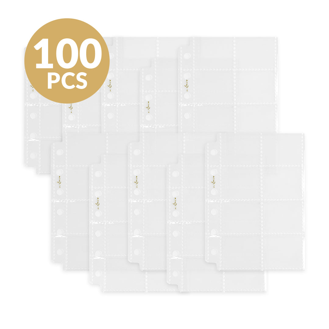 Altenew A7 Swatch Book Pocket Page Style C with 8 pockets per page, 10-pack