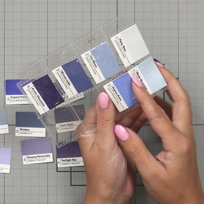 Altenew A7 Swatch Book Pocket Page Style C with 8 pockets per page, shown in a pack of 10 for organizing craft swatches.