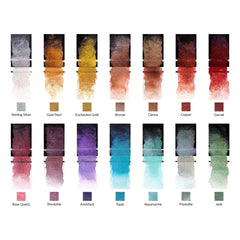Metallic Watercolor 14 Pan Set