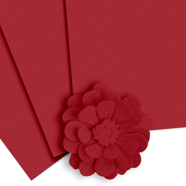 Crafty Necessities: Ruby Red Cardstock (10 sheets/set) - Altenew