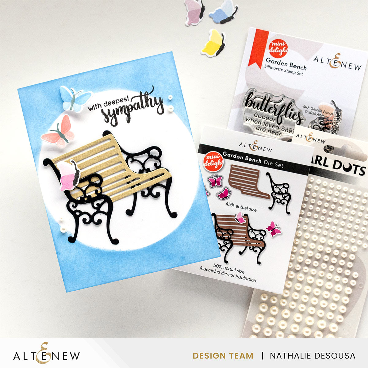 Mini Delight: Garden Bench Stamp & Die Set