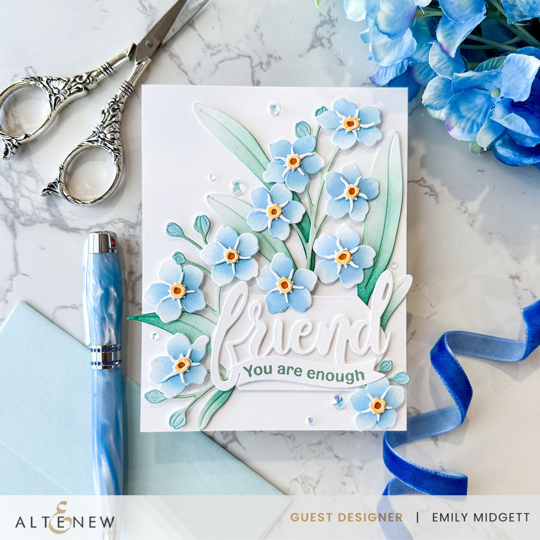 Craft-A-Flower: Forget-Me-Not Layering Die Set - Altenew