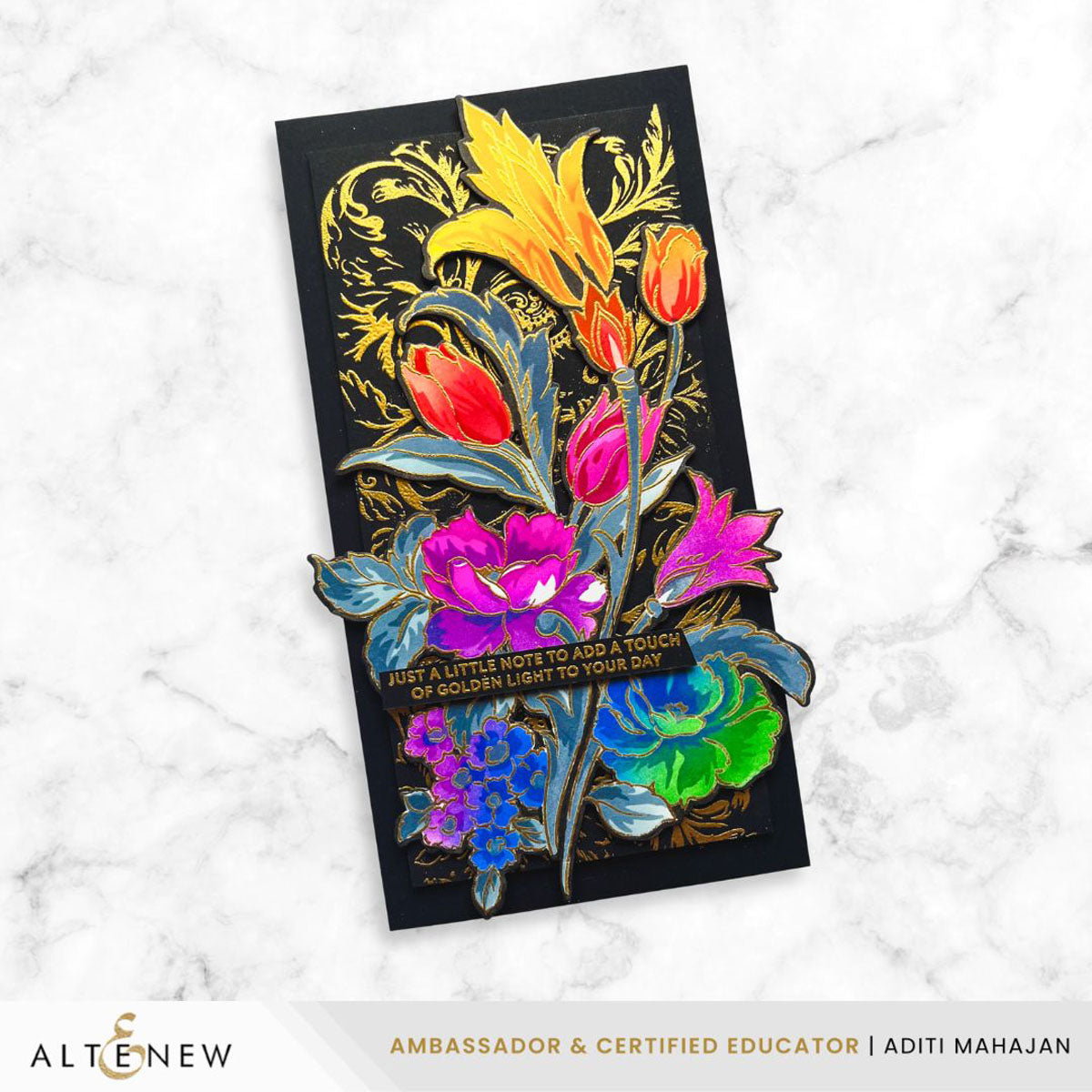 Build-A-Garden: Flourished Flora Add-On Die Set | Altenew