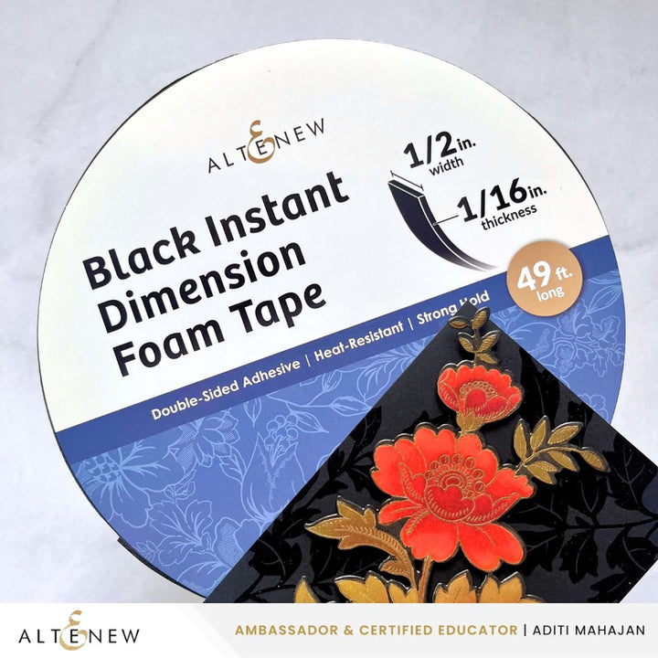 Instant Dimension Foam Tape Bundle - Black (3 Sizes) - Altenew