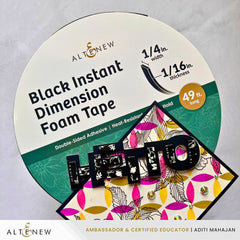 Instant Dimension Foam Tape Bundle - Black (3 Sizes) - Altenew