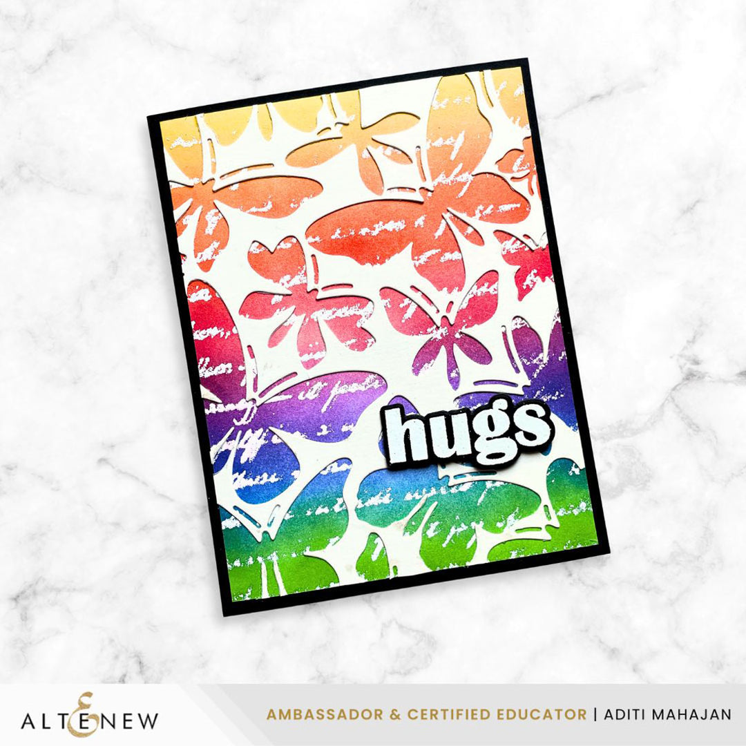 Creative Cuts: Zero-Waste Fluttering Fantasies Layering Die Set - Altenew