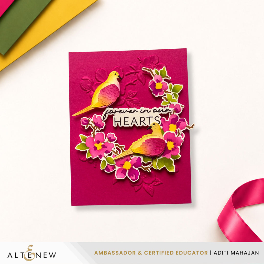 Altenew Marvelous Monthly Series Bundle November 2026 release featuring floral wildflower tuft design by Aditi Mahajan.