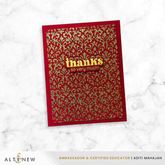 Gold Glitter Relief Paste - Altenew