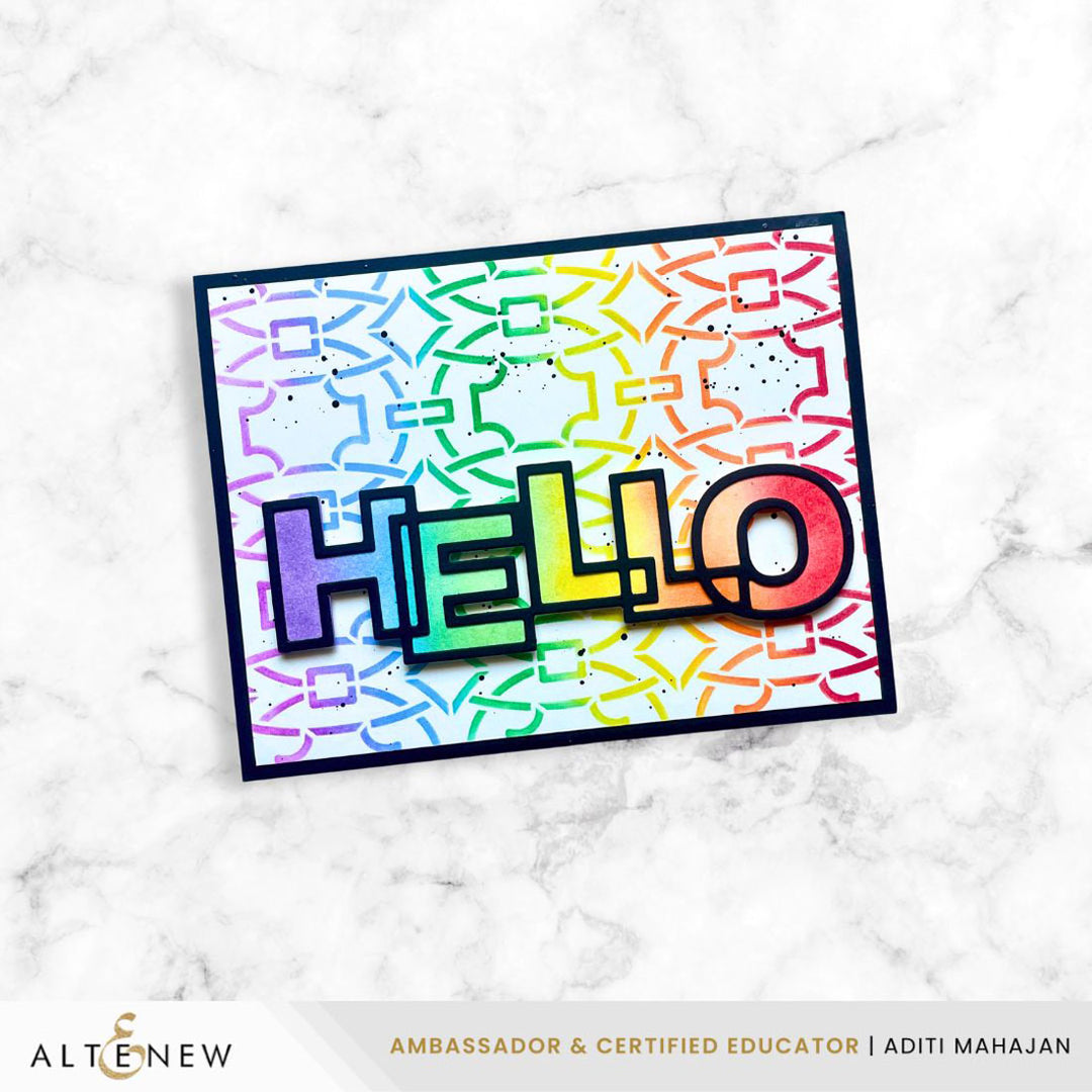 Luxe Lattice Stencil - Altenew