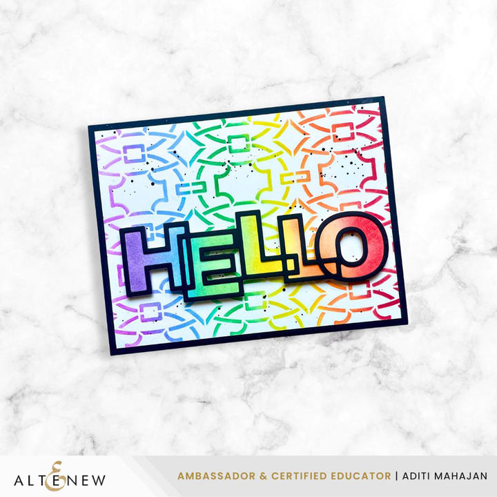 Luxe Lattice Stencil - Altenew