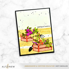Mini Delight: Gardener's Corner Stamp & Die Set - Altenew