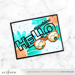 Mini Delight: Stylish Shades Stamp & Die Set - Altenew