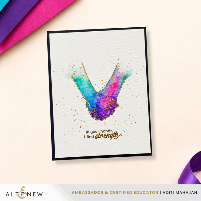 Altenew November 2026 Full Release Bundle featuring Loving Hands card design by Aditi Mahajan