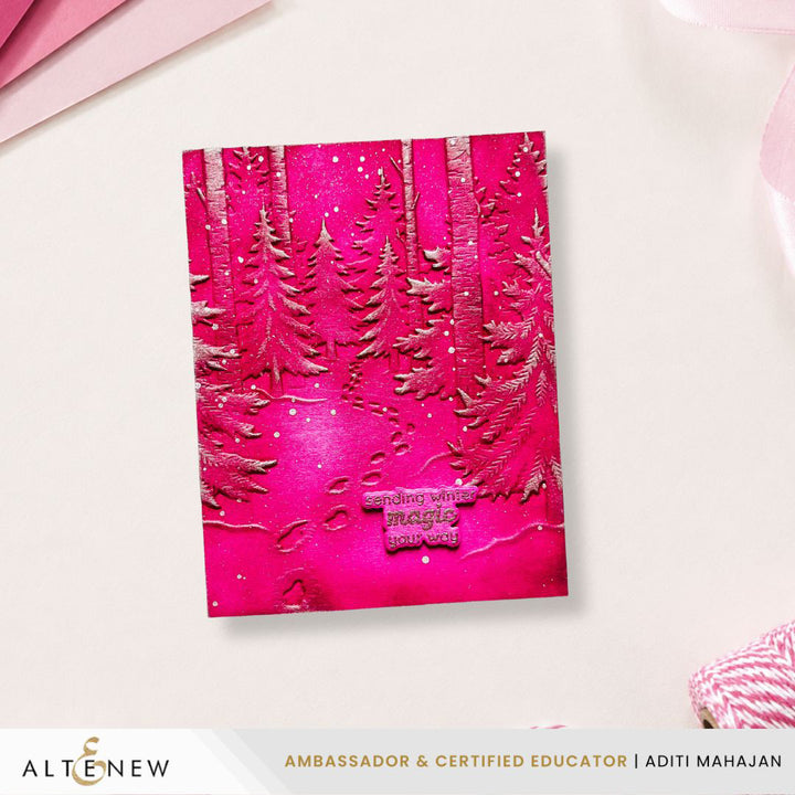 Snowy Footpath 3D Embossing Folder
