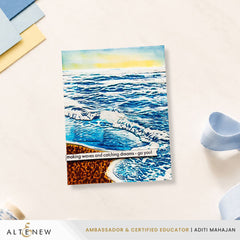 Whispering Waves 3D Embossing Folder - Altenew