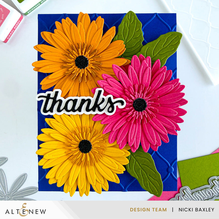 Craft-A-Flower: Gerbera Daisy Layering Die Set | Altenew