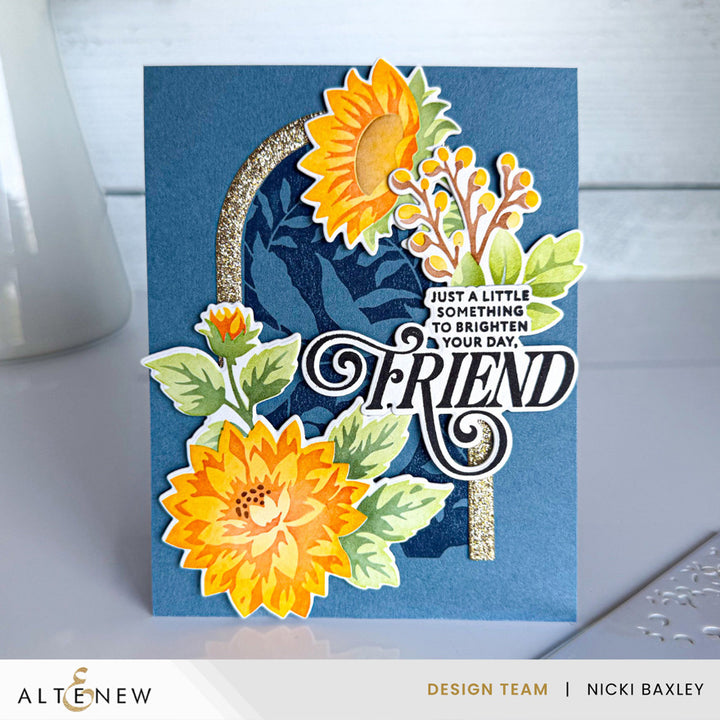 Stencil Art: Botanical Argyle Add-on Die Set