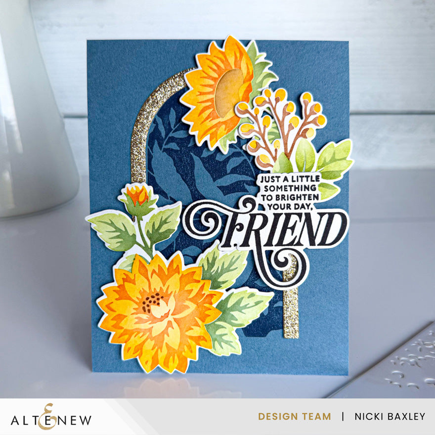 Stencil Art: Botanical Argyle & Add-on Die Bundle