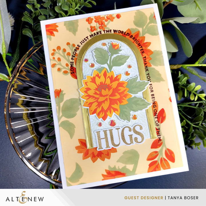 Stencil Art: Botanical Argyle Add-on Die Set