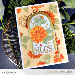 Stencil Art: Botanical Argyle Layering Stencil Set (6 in 1)