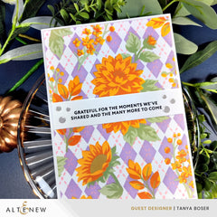 Stencil Art: Botanical Argyle Add-on Die Set