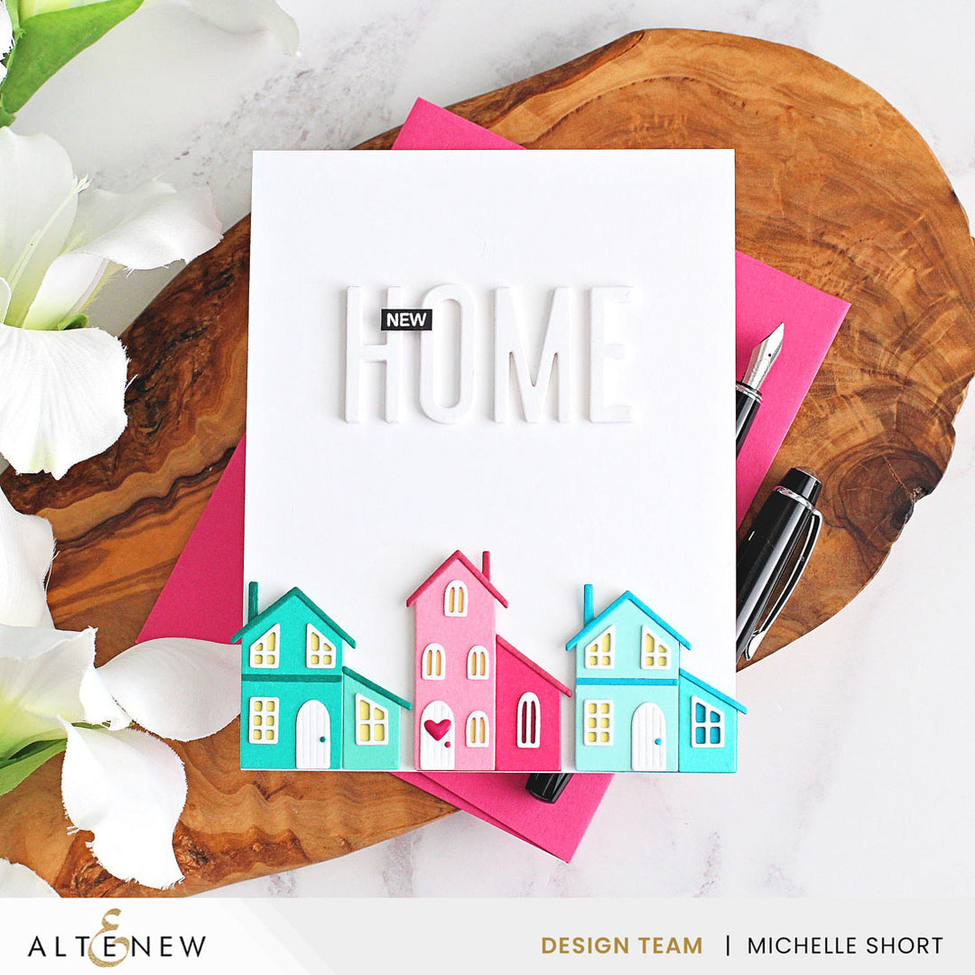 Creative Cuts: Cozy Homes Layering Die Set - Altenew