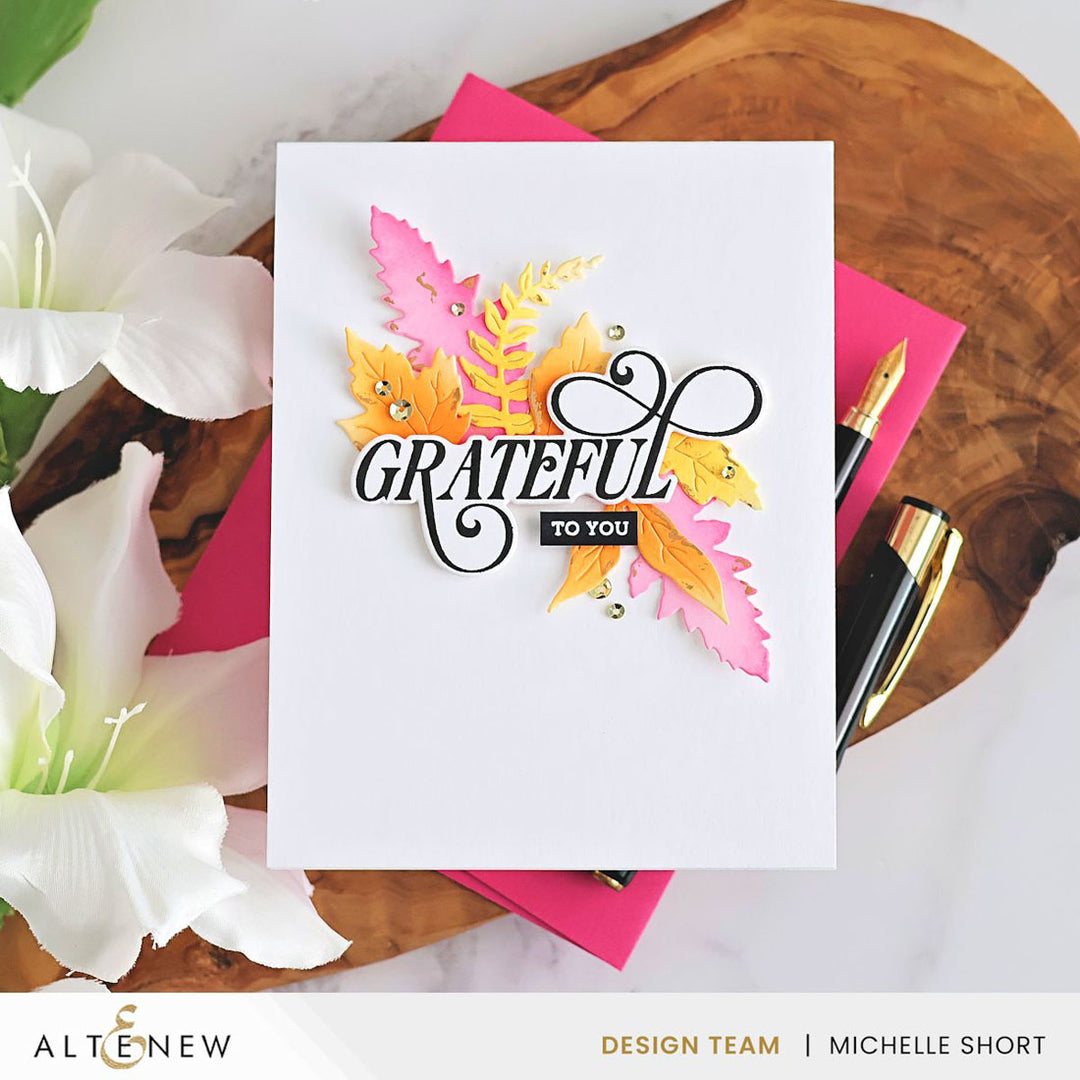 Creative Cuts: EZ Arrangement Antique Leaves Layering Die Set