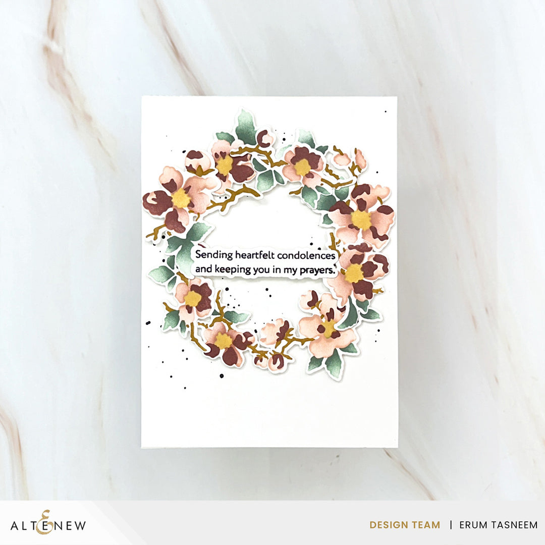 Altenew Craft Your Life Project Kit Wildflower Tufts add-on die set with metal dies for floral crafting and paper cutting projects.