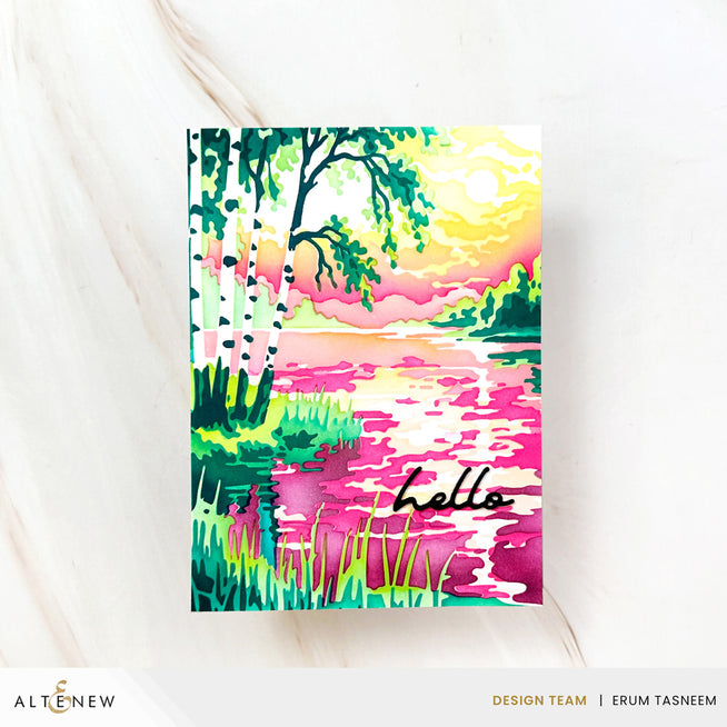 Altenew Craft Your Life Project Kit Painterly Perfection with colorful craft supplies and tools for creative art projects.