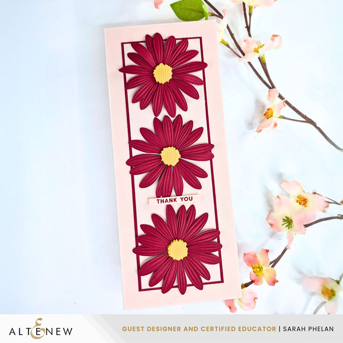 Lush Botanicals: African Daisy 3D Embossing Folder & Die Set | Altenew