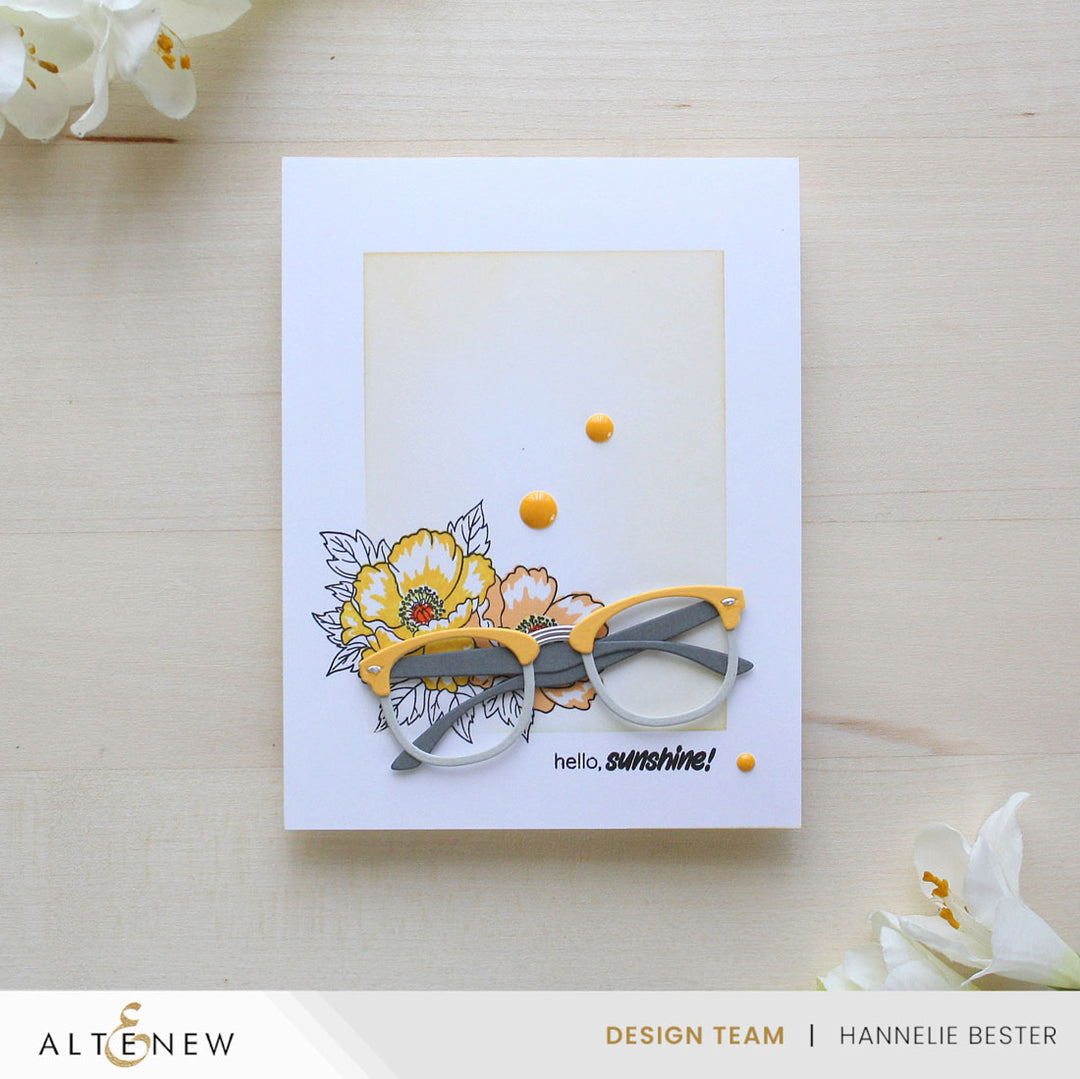 Mini Delight: Stylish Shades Stamp & Die Set - Altenew