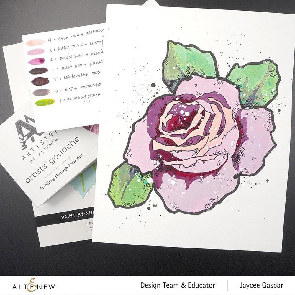 EXP Factors Coloring Book Paint-by-Number: Classical Roses