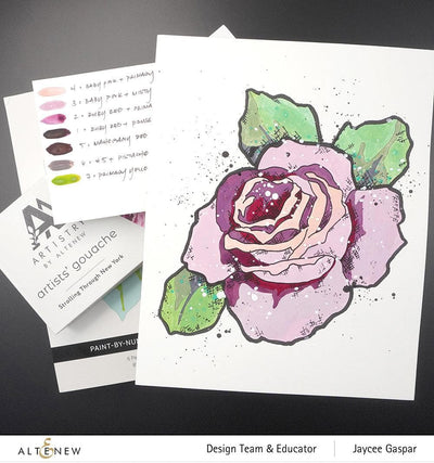 EXP Factors Coloring Book Paint-by-Number: Classical Roses