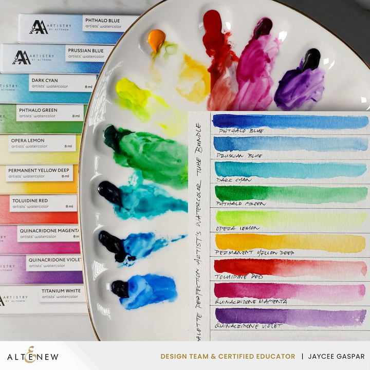 Palette Perfection Artists' Watercolor Tube Bundle