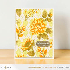 Stencil Art: Botanical Argyle & Add-on Die Bundle
