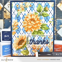 Stencil Art: Botanical Argyle Add-on Die Set