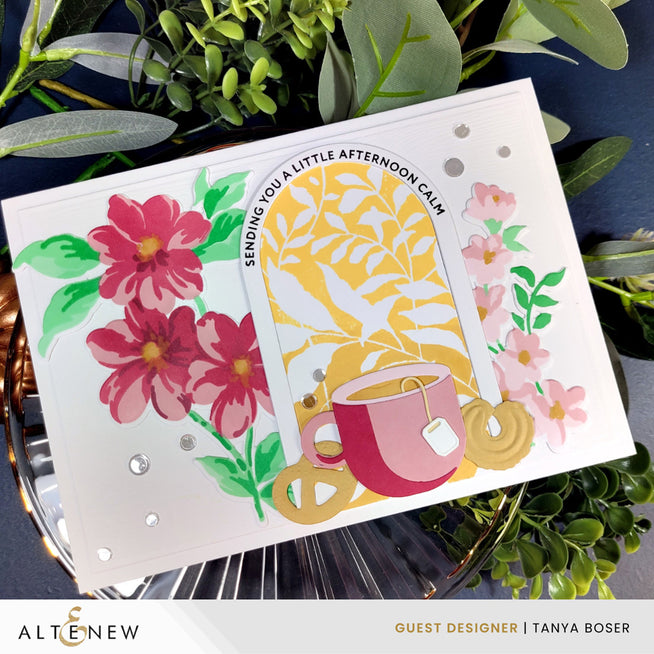 Altenew Craft Your Life Project Kit: The Afternoon Spread, featuring colorful craft supplies and paper for creative projects.