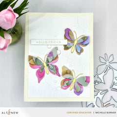 Creative Cuts: Zero-Waste Fluttering Fantasies Layering Die Set - Altenew