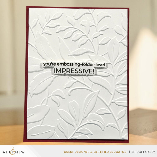 Altenew Craft Your Life Project Kit Expressive Flora stamp set with add-on die set, featuring floral designs on a white background.